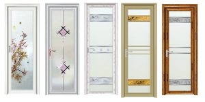 ابواب حمام المنيوم